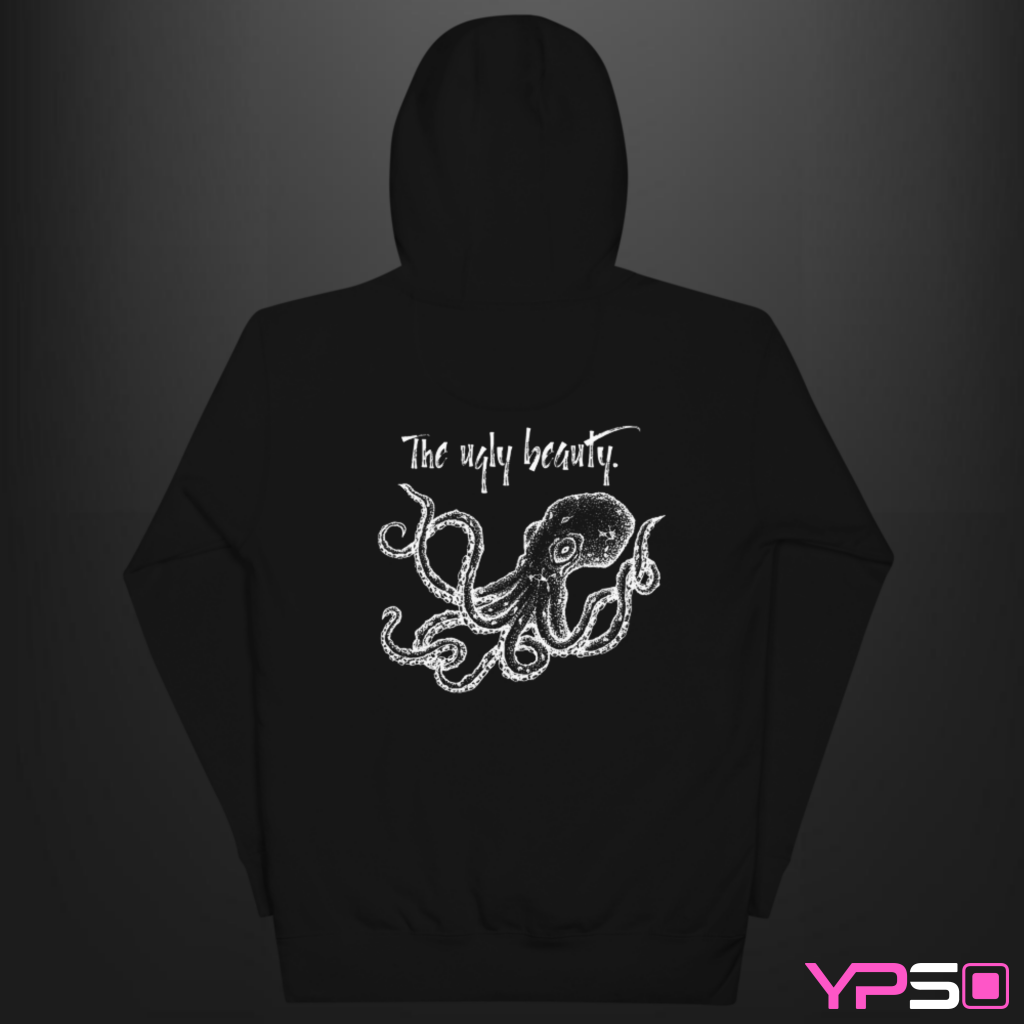 The Octopus Vulgaris. Black / S Hoodies