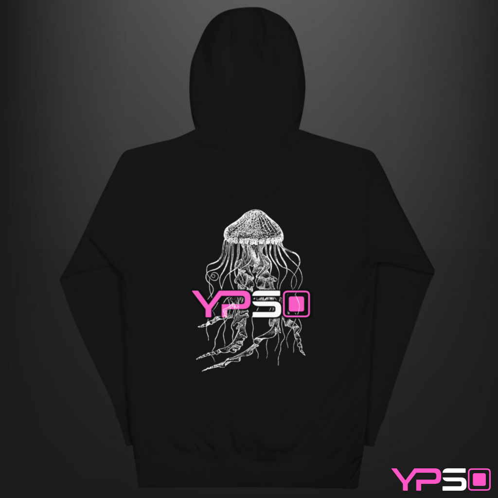 The Yps Jellyfish. Black / S Hoodies